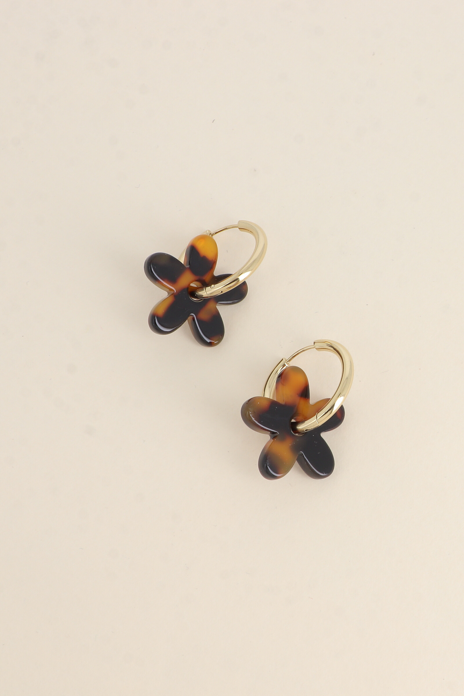 Wholesaler Bohm - Creoles - Simple ring and colorful acetate flower
