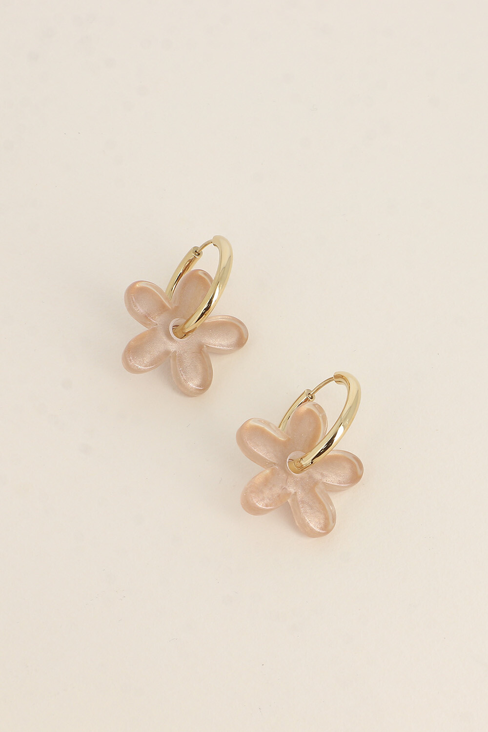 Wholesaler Bohm - Creoles - Simple ring and colorful acetate flower