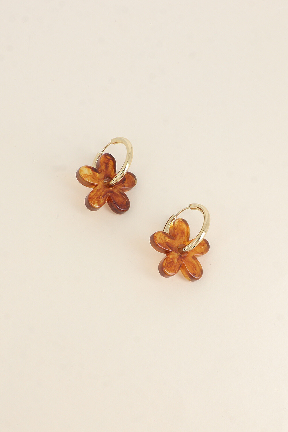 Wholesaler Bohm - Creoles - Simple ring and colorful acetate flower