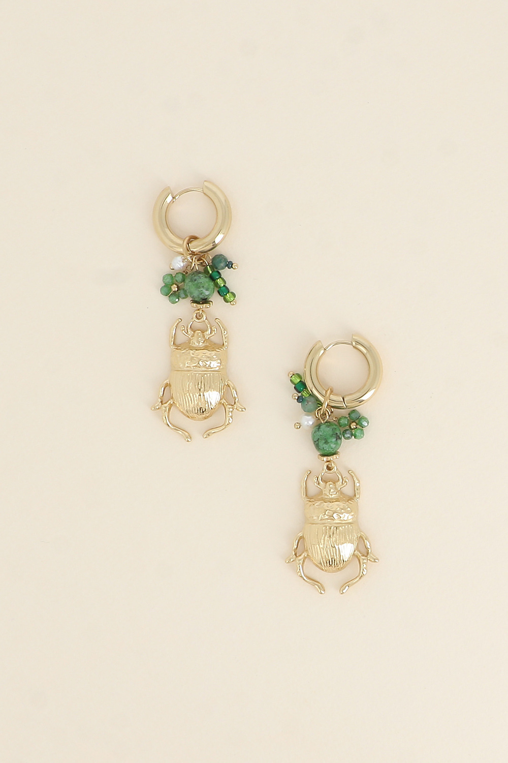 Mayorista Bohm - Aros - escarabajo, perlas y piedras naturales