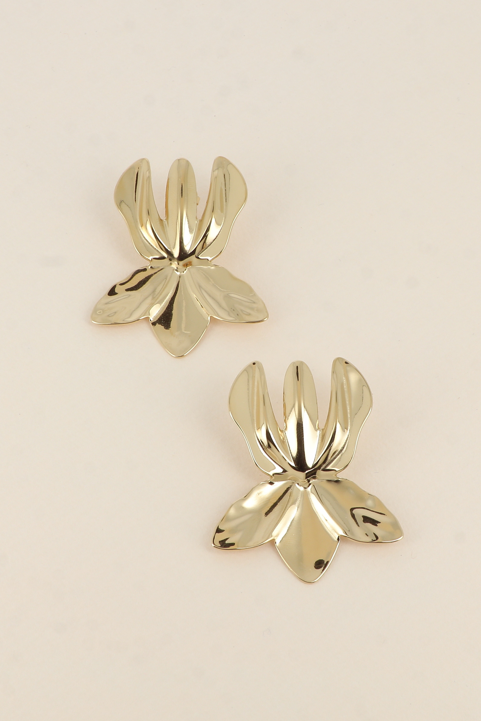 Mayorista Bohm - Pendientes de botón - flor 44 x 53 mm