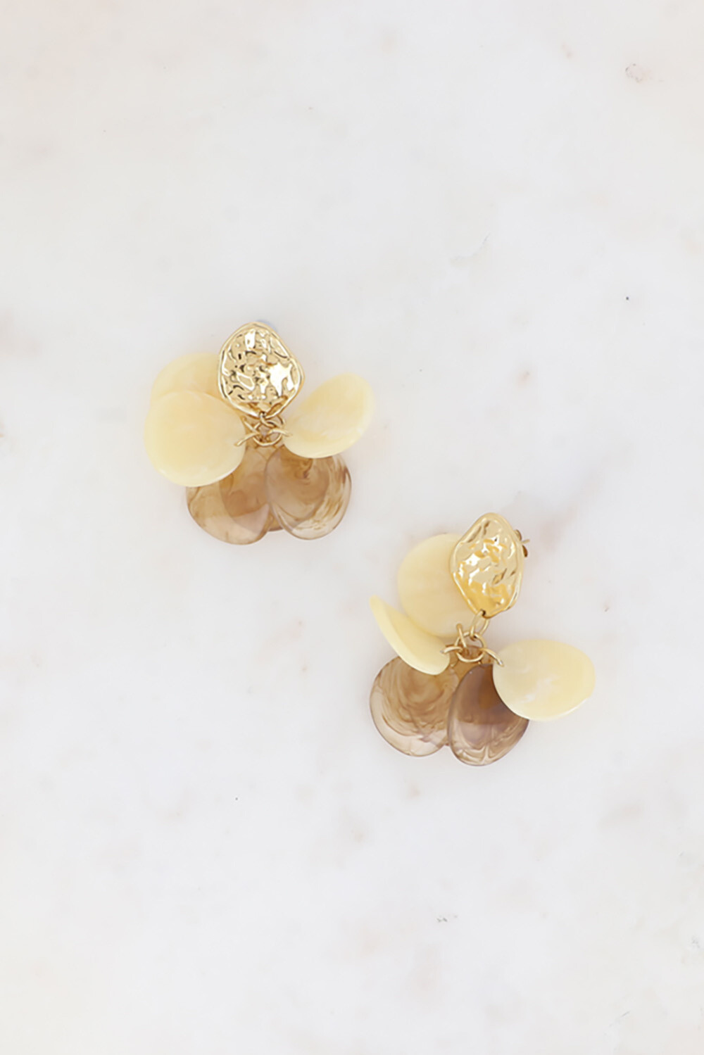 Grossista Bohm - Pendant Curls - pezzi di acetato in stile petalo