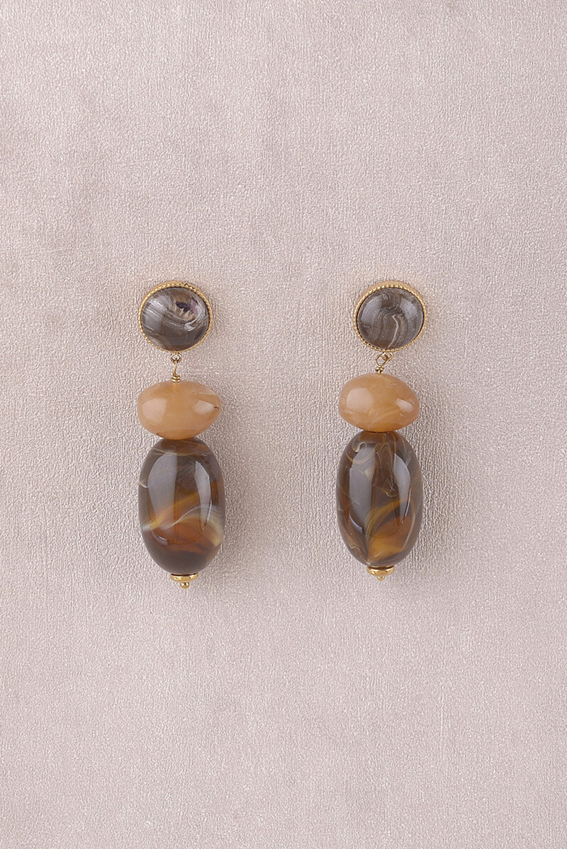 Mayorista Bohm - Pendientes colgantes - 3 piezas de resina