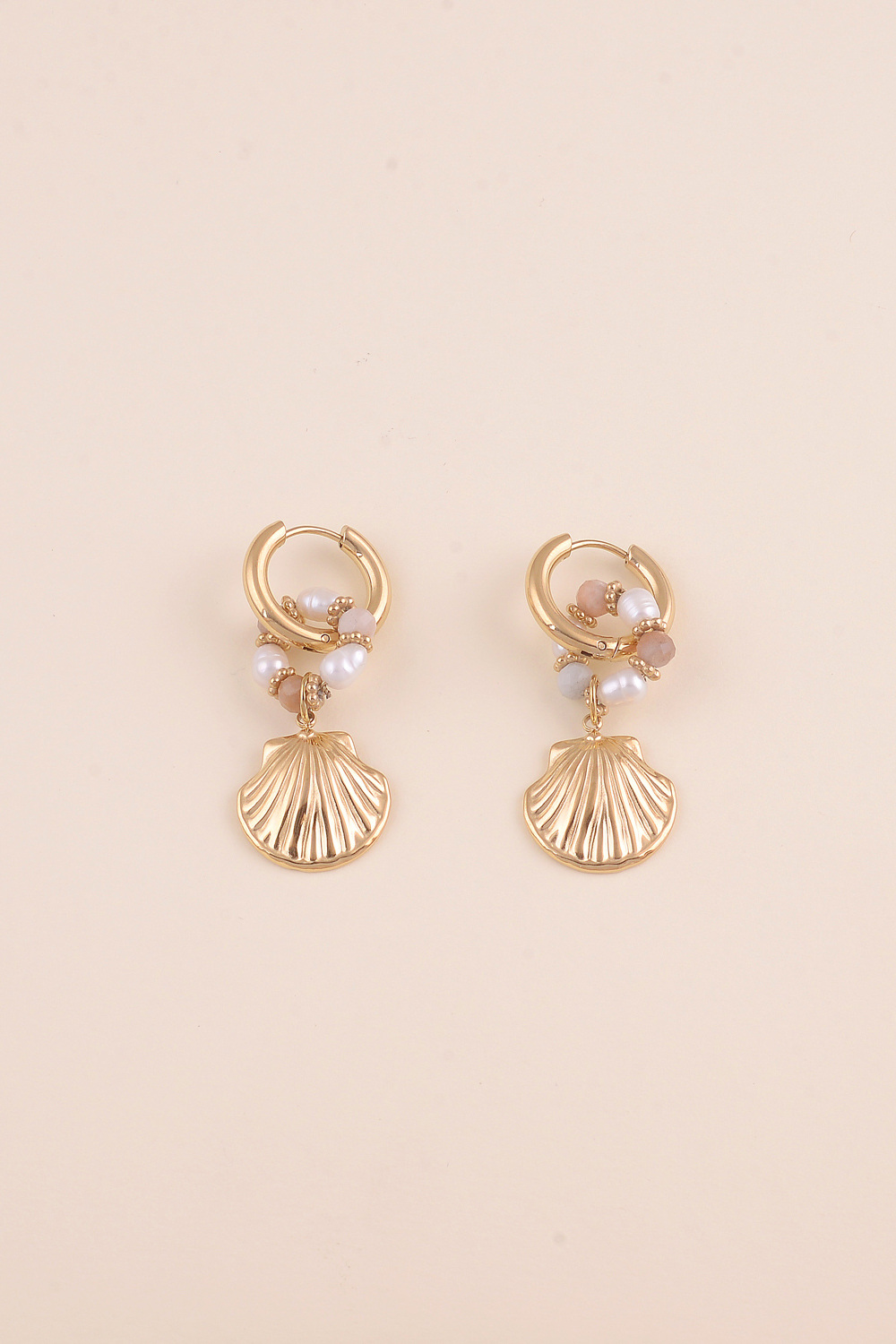 Mayorista Bohm - Aros - anillo de piedras naturales, perlas de agua dulce y concha