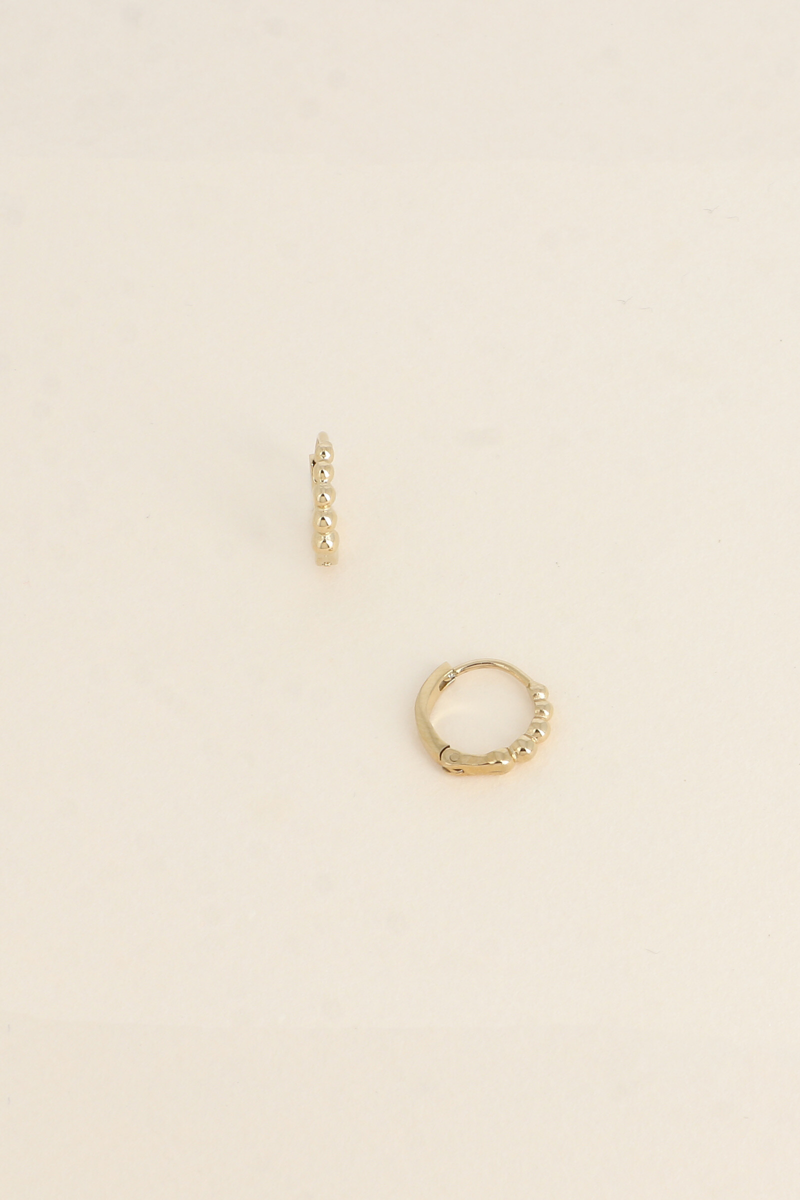 Großhändler Bohm - Kreolen - kleine Kugeln, 13x13mm