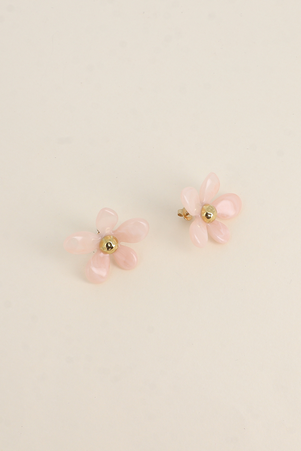 Grossiste Bohm - Boucles puces - fleur en résine