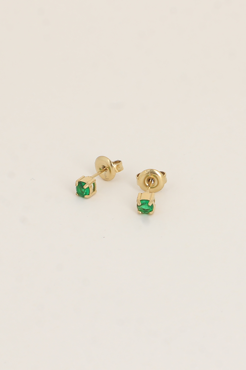 Mayorista Bohm - Pendientes de botón - cristal redondo 3mm
