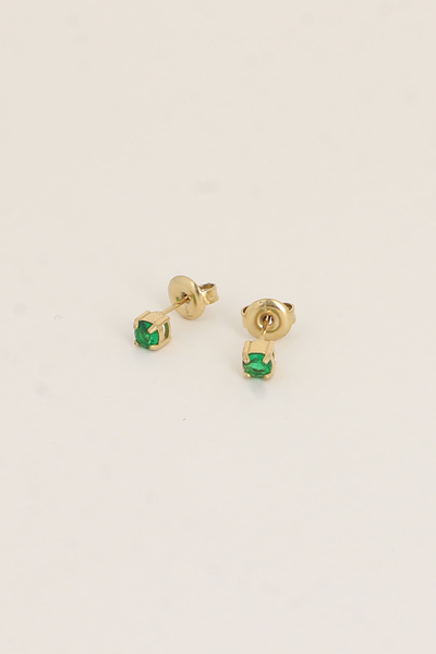 Mayorista Bohm - Pendientes de botón - cristal redondo 3mm Mayorista Bohm - Pendientes de botón - cristal redondo 3mm