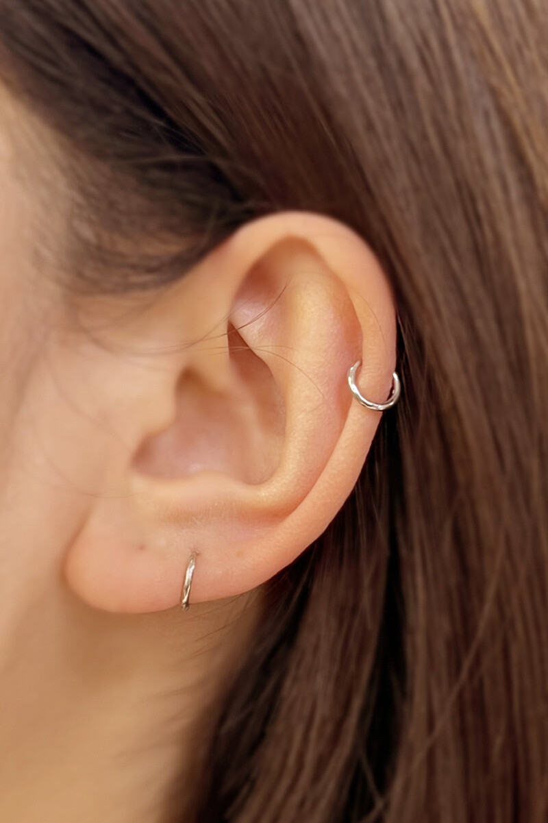 Großhändler Bohm - Ohrringe / Piercing - Miniring 8,5 mm