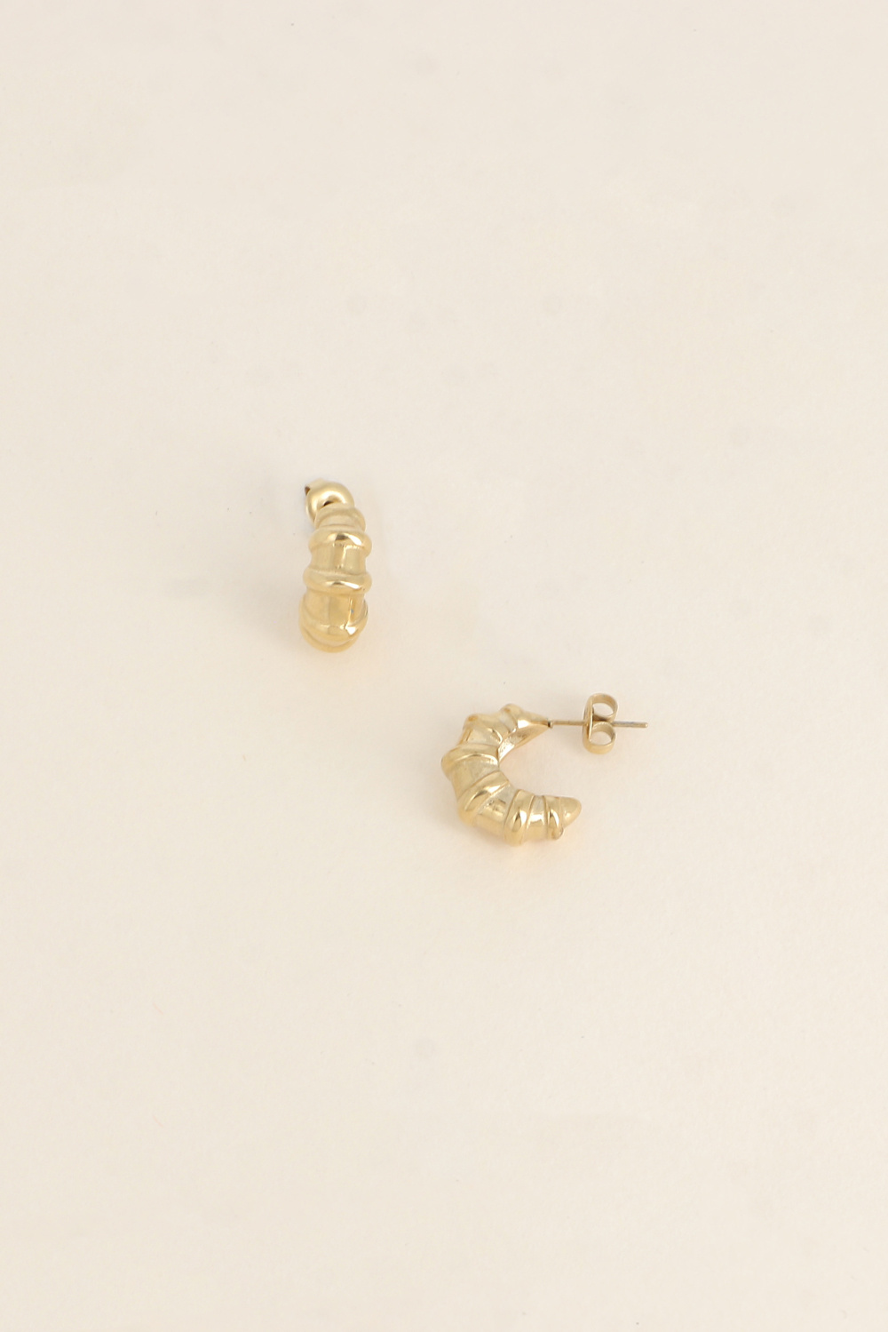 Wholesaler Bohm - Hoops - twisted effect ring 17mm