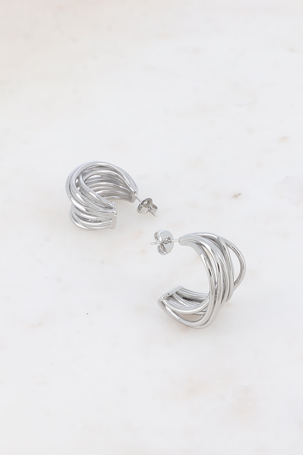 Grossista Bohm - Creoles - anello effetto liana incrociata 25 mm