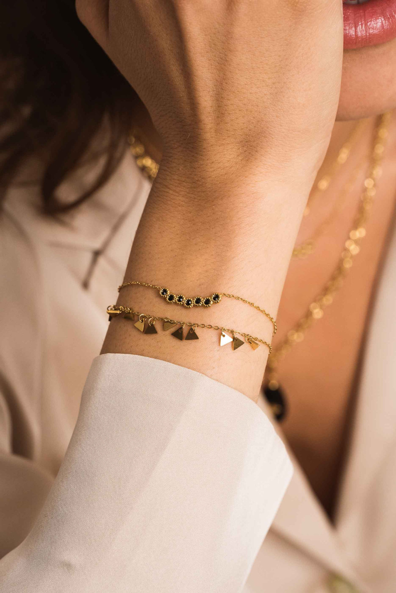 Großhändler Bohm - Goldenes Miza-Armband