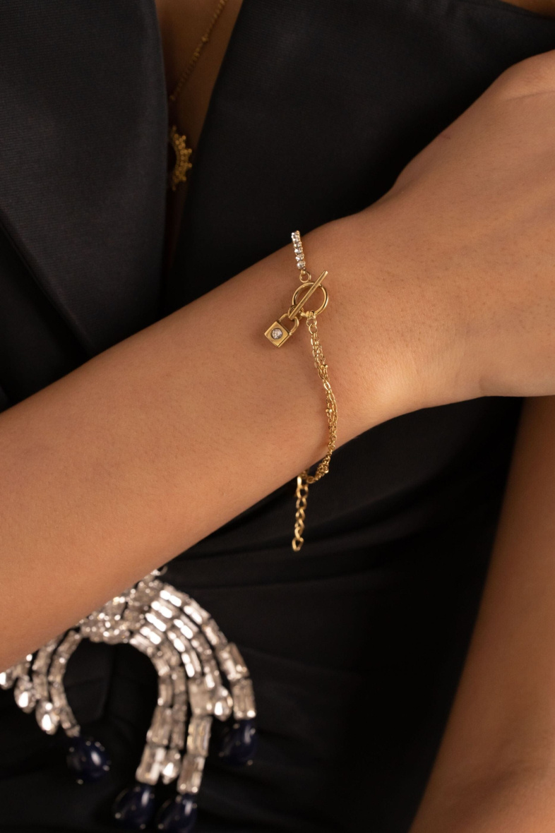 Großhändler Bohm - Braxton-Armband – Flusskette