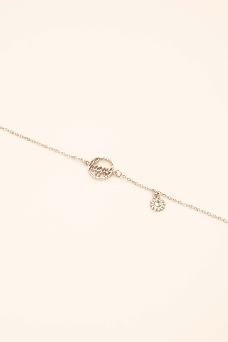 Großhändler Bohm - Danae-Armband – Blume und Happy-Quaste