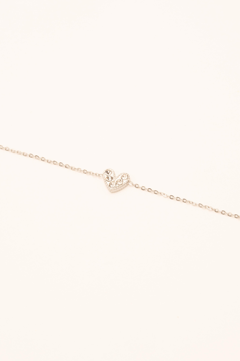 Wholesaler Bohm - Yesenia Shiny bracelet - heart and zirconium oxides