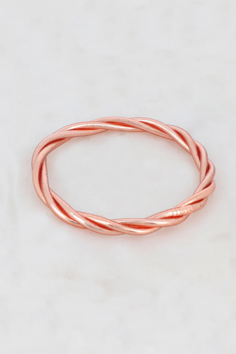 Grossista Bohm - Bracciale buddista intrecciato, champagne scuro