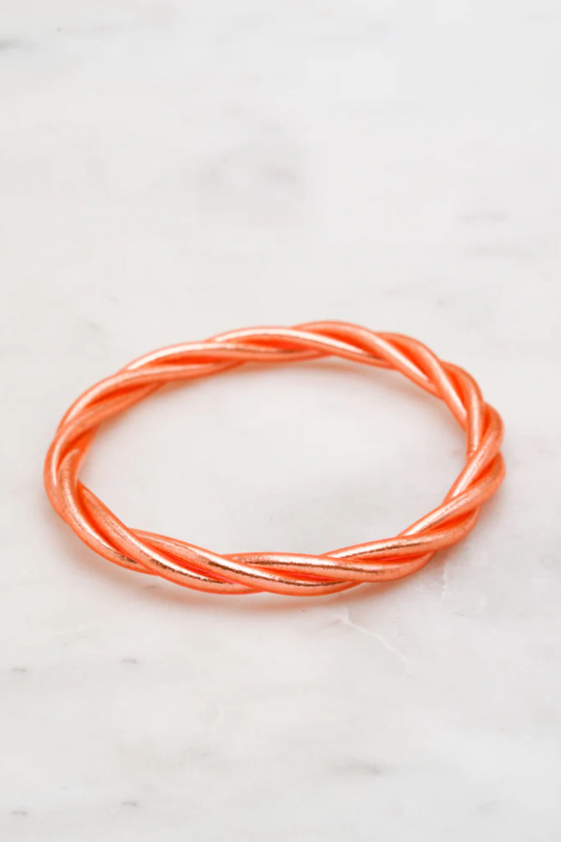 Grossista Bohm - Bracciale buddista a spirale di salmone
