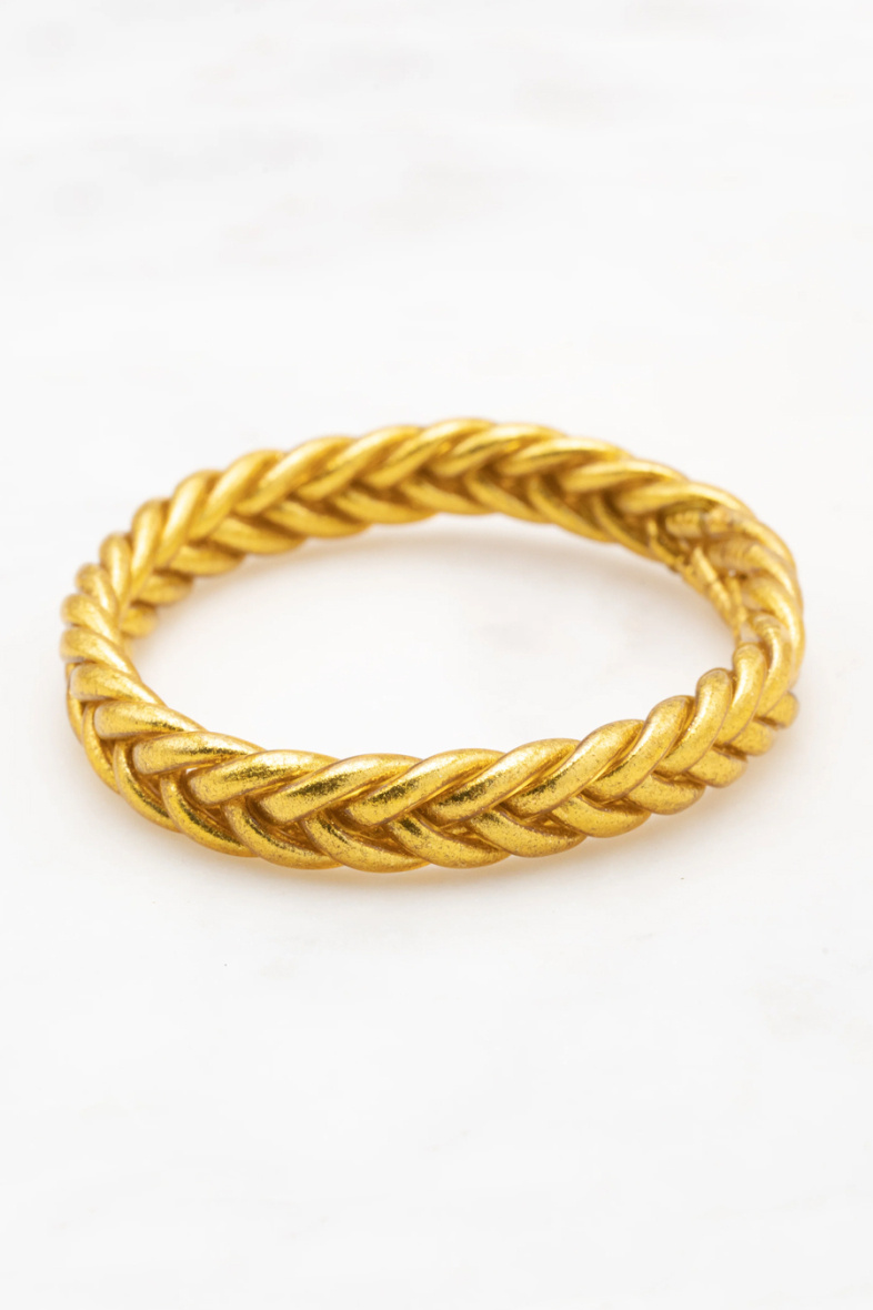 Grossista Bohm - Bracciale buddista intrecciato dorato