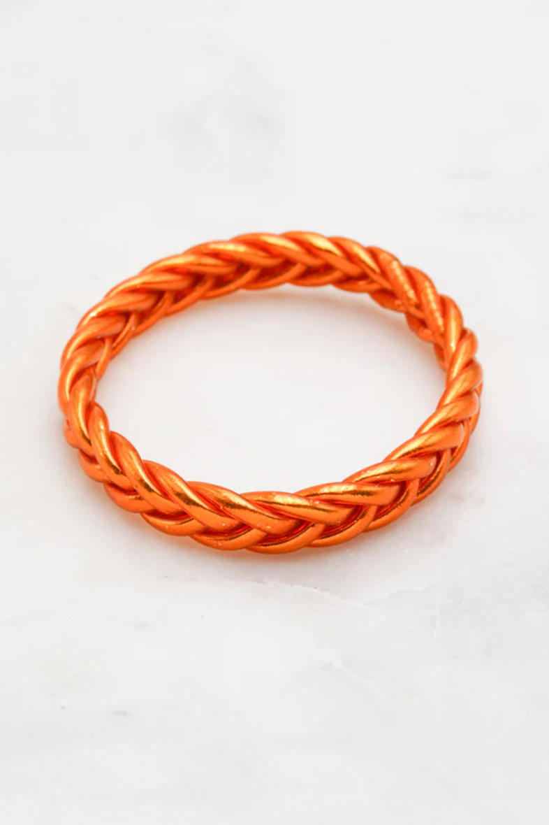 Grossista Bohm - Bracciale buddista intrecciato arancione