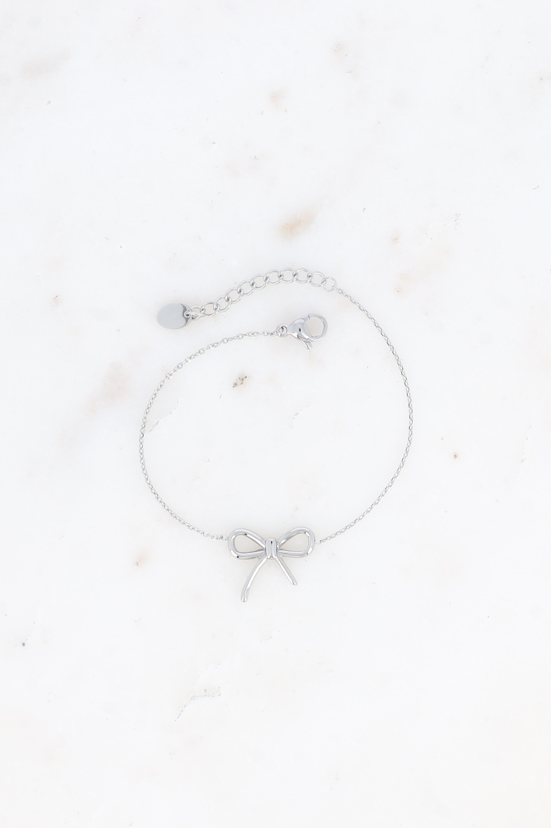 Großhändler Bohm - Armband - Fliege-Anhänger aus Edelstahl