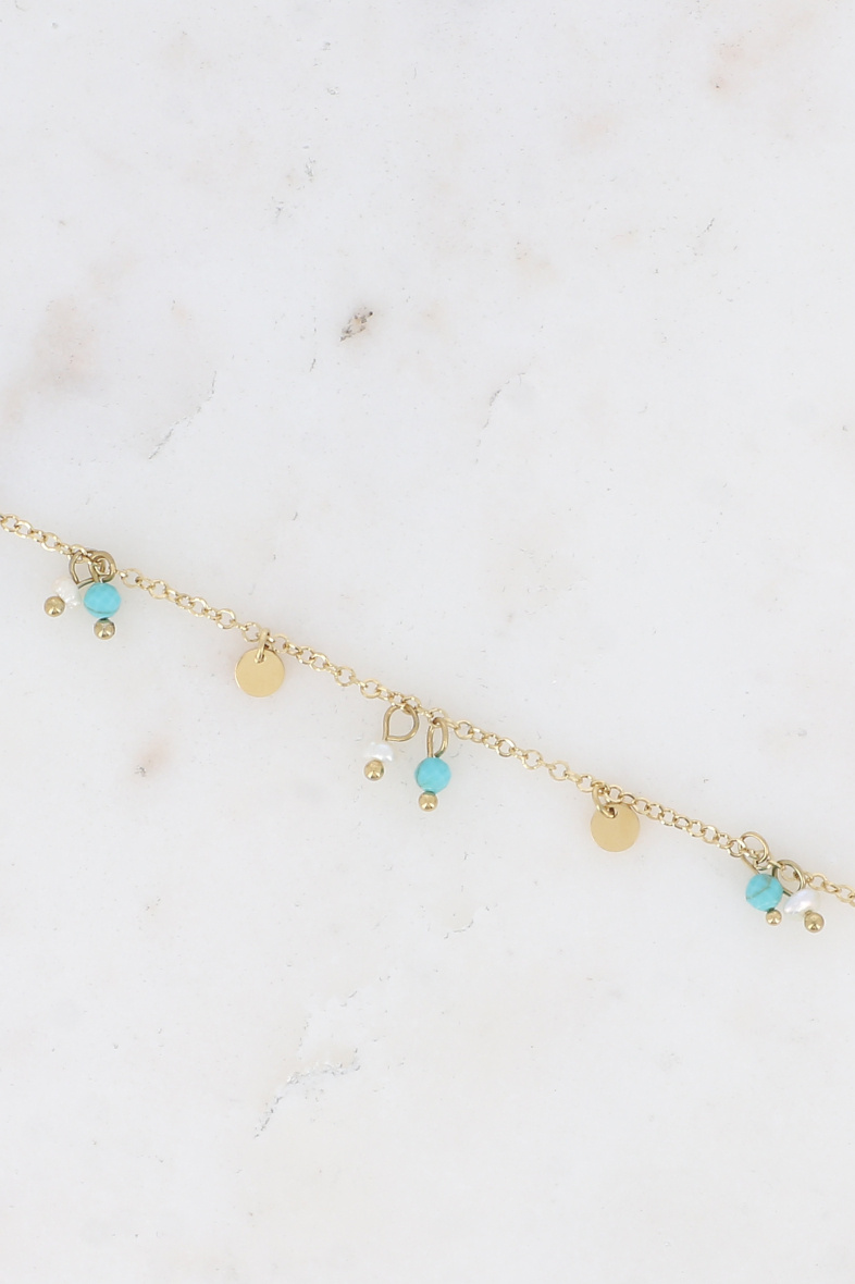 Mayorista Bohm - Pulsera Maryse - perlas de agua dulce y piedras naturales