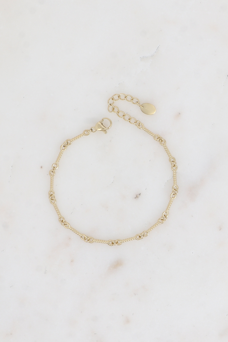 Grossista Bohm - Bracciale - anelli di stelo intrecciato