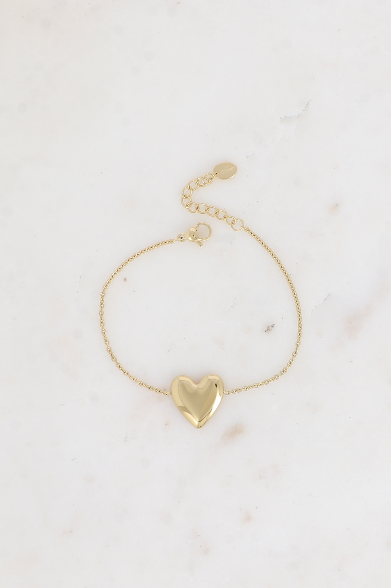 Wholesaler Bohm - Bracelet - pendentif coeur lisse et miroir