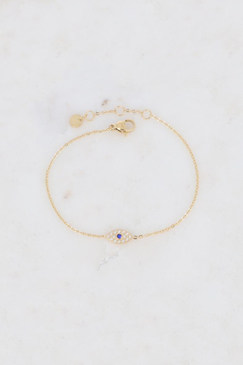 Grossiste Bohm - Bracelet Youlia - oeil serti d'oxydes de zirconium