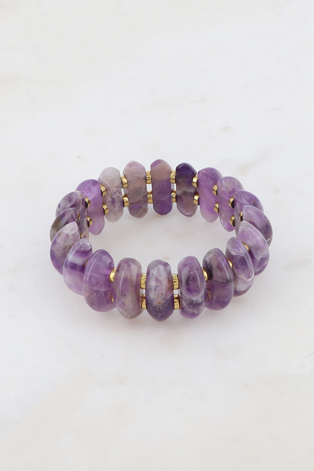 Grossiste Bohm - Bracelet élastique - pierres naturelles