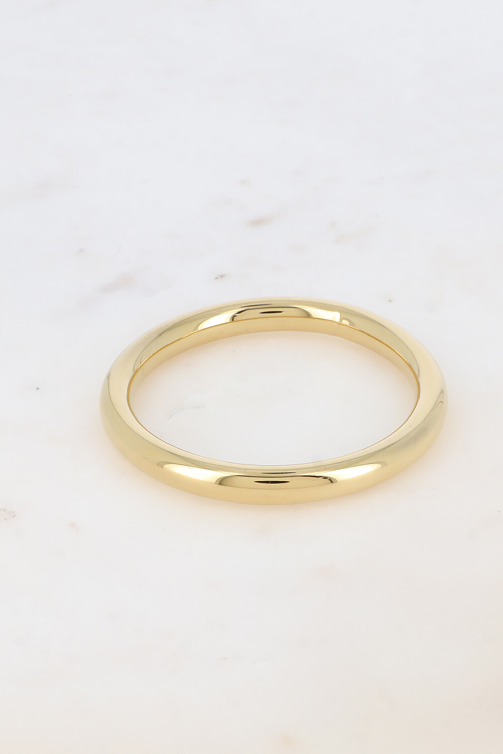 Großhändler Bohm - Armreif – glatter geschlossener Ring, 6,4 x 6,6 cm, Dicke 8 mm