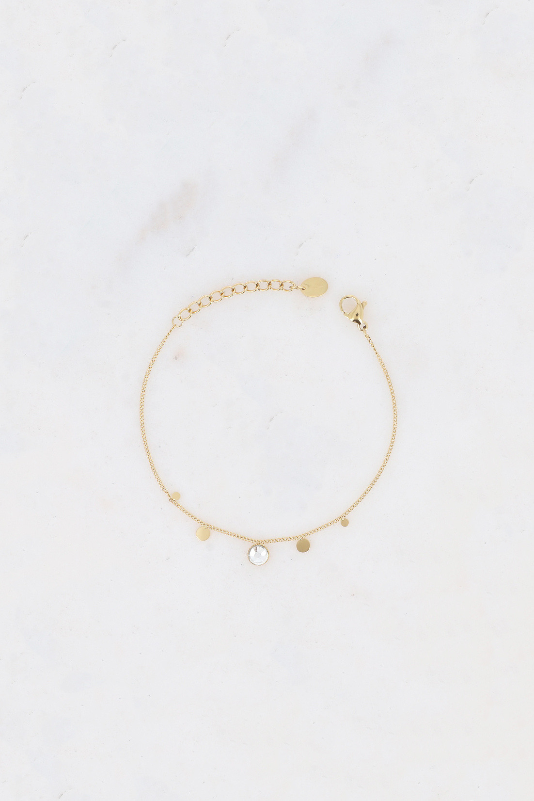 Grossiste Bohm - Bracelet Khalissa doré - orné de cristaux de Swarovski® PP20