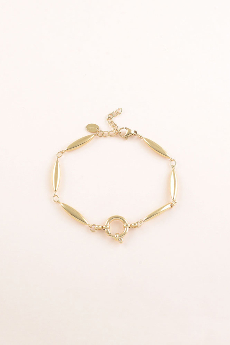 Grossiste Bohm - Bracelet - tubes ovales et fermoir bouée