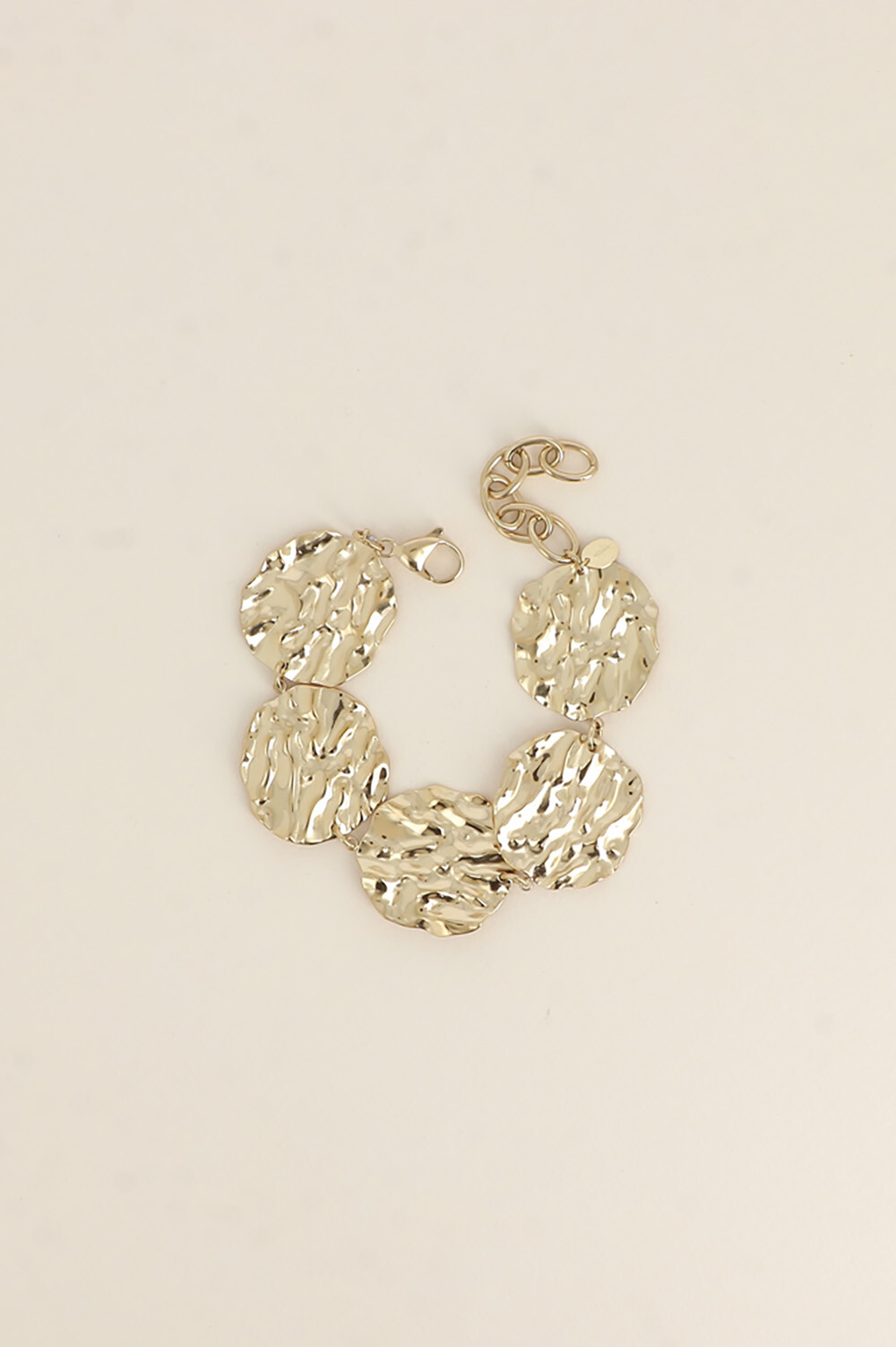 Wholesaler Bohm - Bracelet - hammered round discs