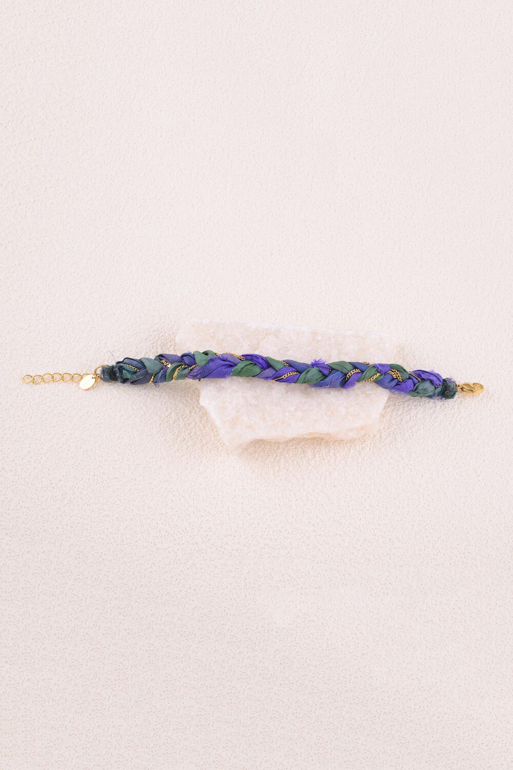 Mayorista Bohm - Pulsera de tela: trenzado con cadena