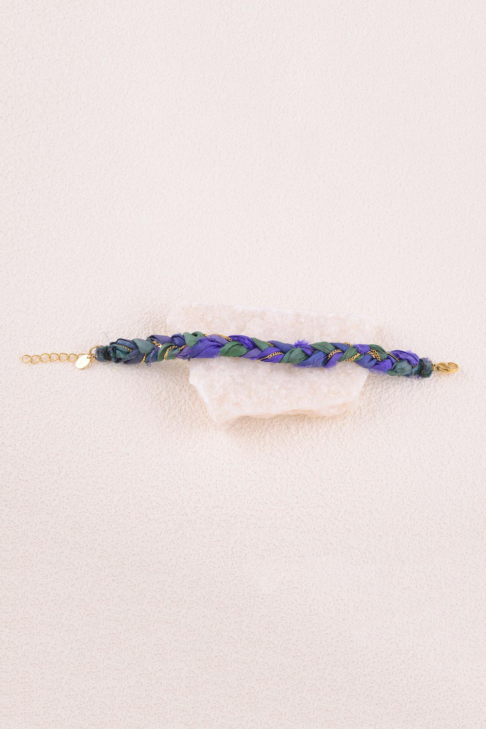 Großhändler Bohm - Stoffarmband - Flechten mit Kette