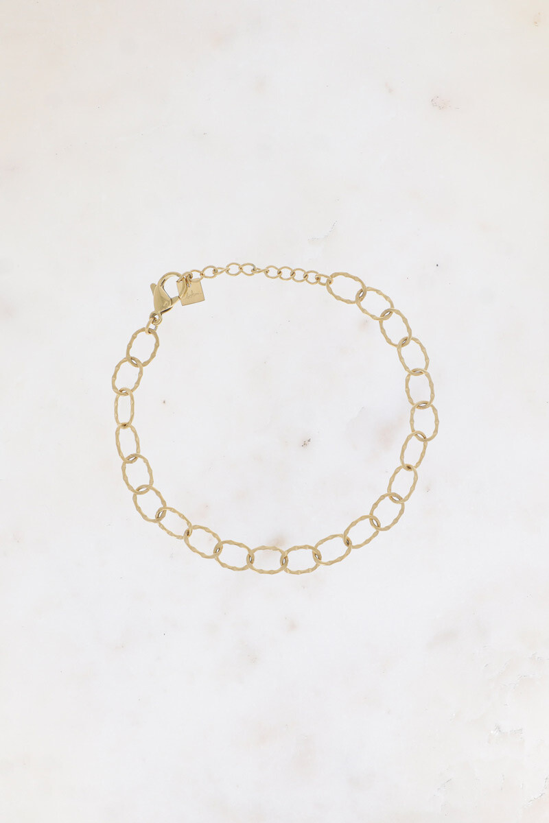 Grossiste Bohm - Bracelet Isao- maille ovale torsadée