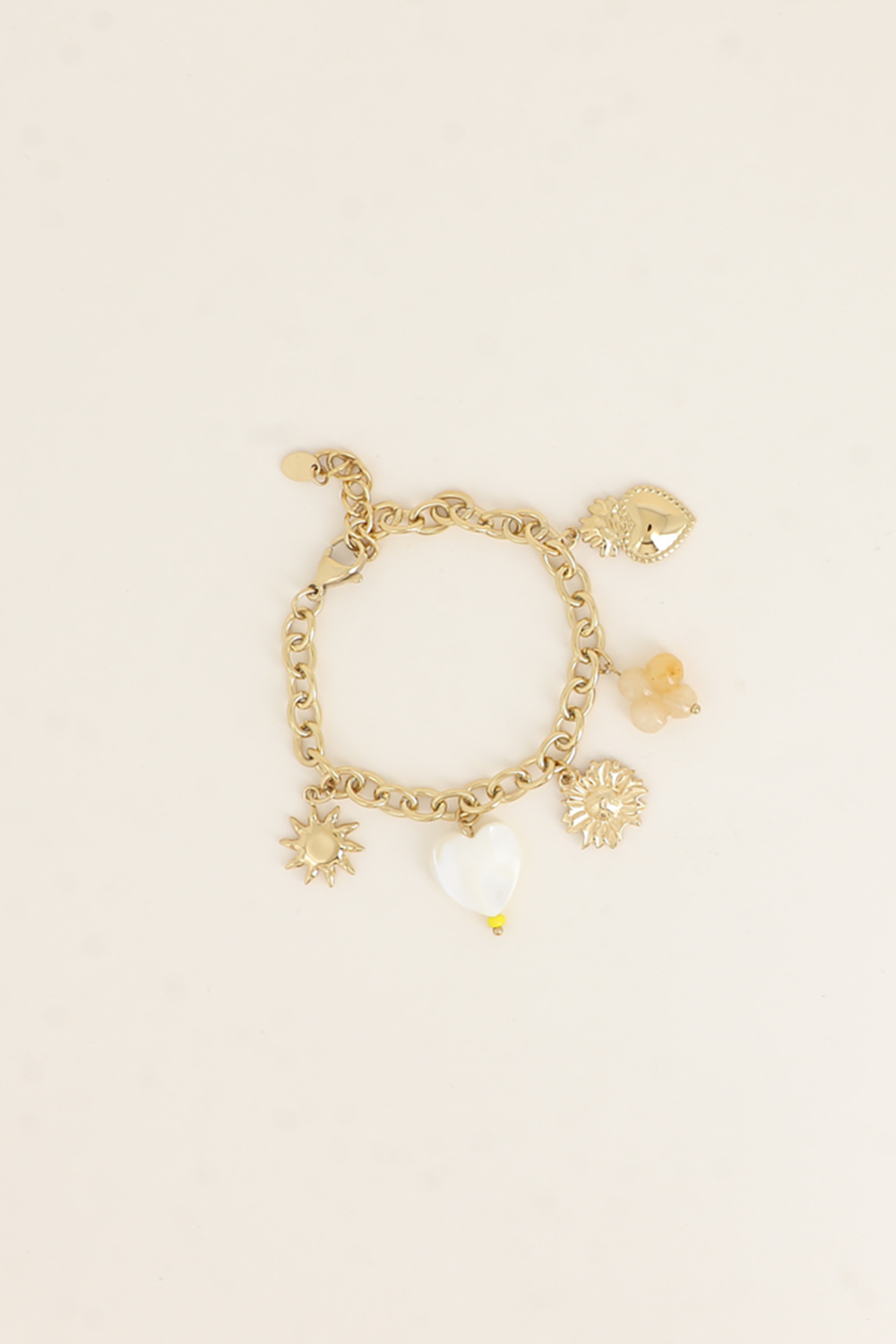 Wholesaler Bohm - Bracelet - sun, heart, flower, clover, resin, heart