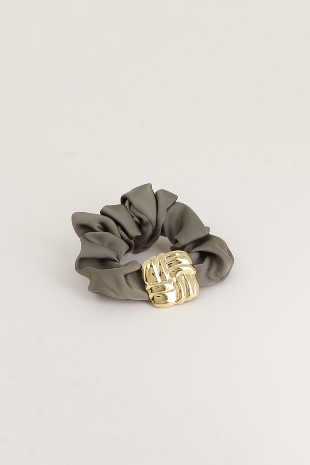 Grossiste Bohm - Bracelet / Chouchou Damier Doré – Texture Naturelle