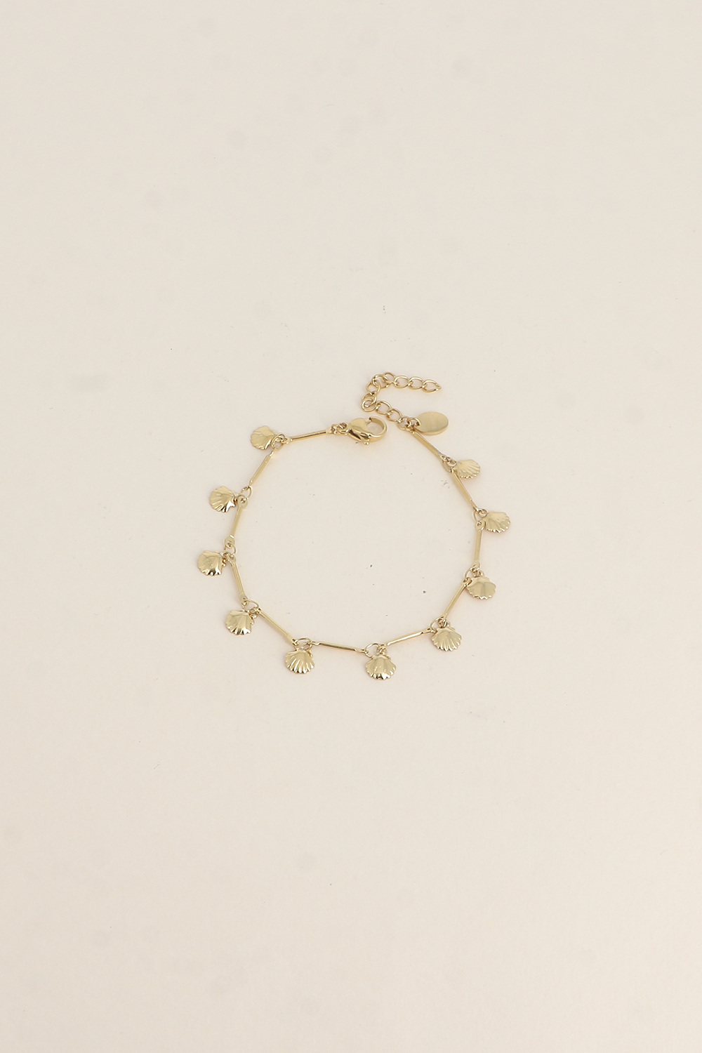 Grossiste Bohm - Bracelet - maille tiges et petits coquillages