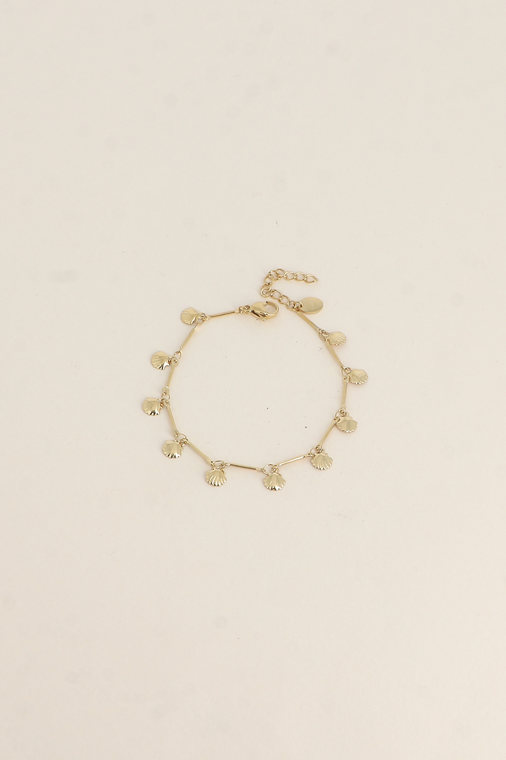 Grossiste Bohm - Bracelet - maille tiges et petits coquillages