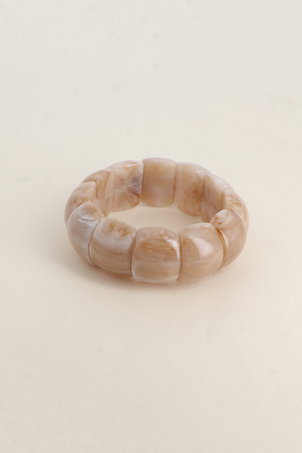 Grossiste Bohm - Bracelet élastique - perles en acétate coloré