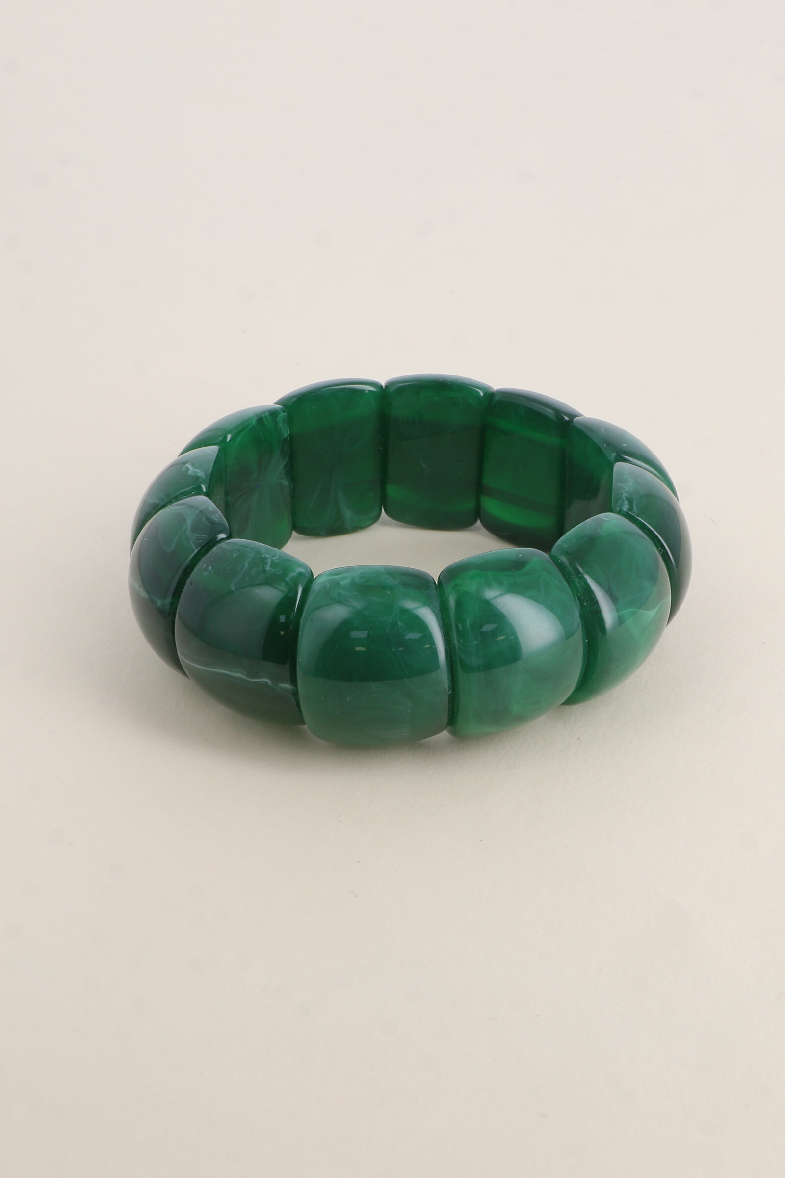 Grossista Bohm - Bracciale elastico - perle di acetato colorate
