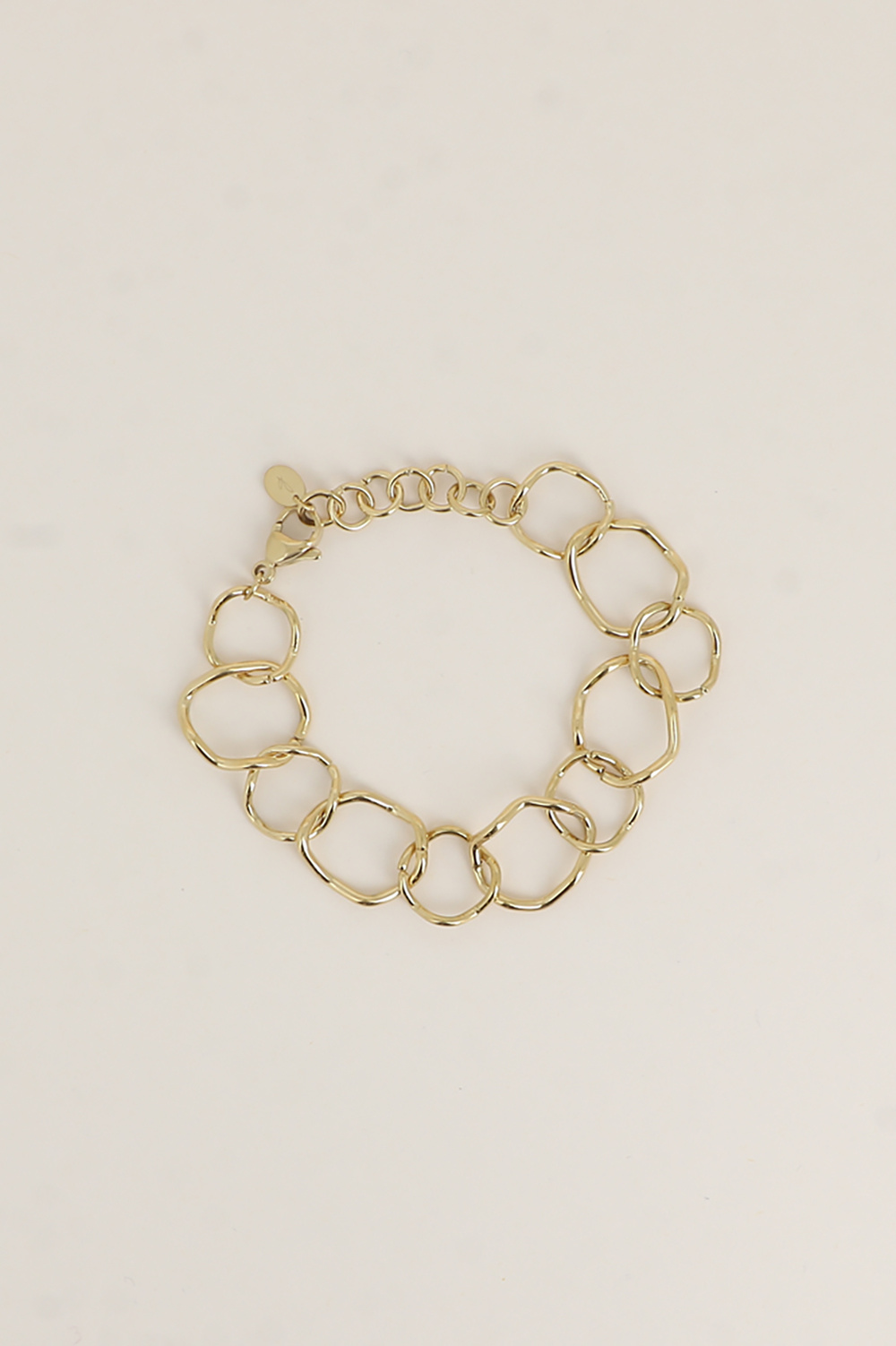 Grossista Bohm - Bracciale - Maglie Ovali Ondulate