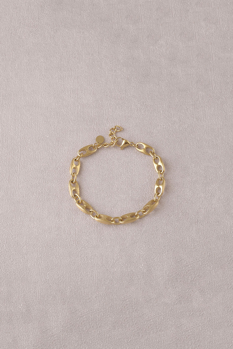 Wholesaler Bohm - Bracelet - coffee bean link with brushed finish