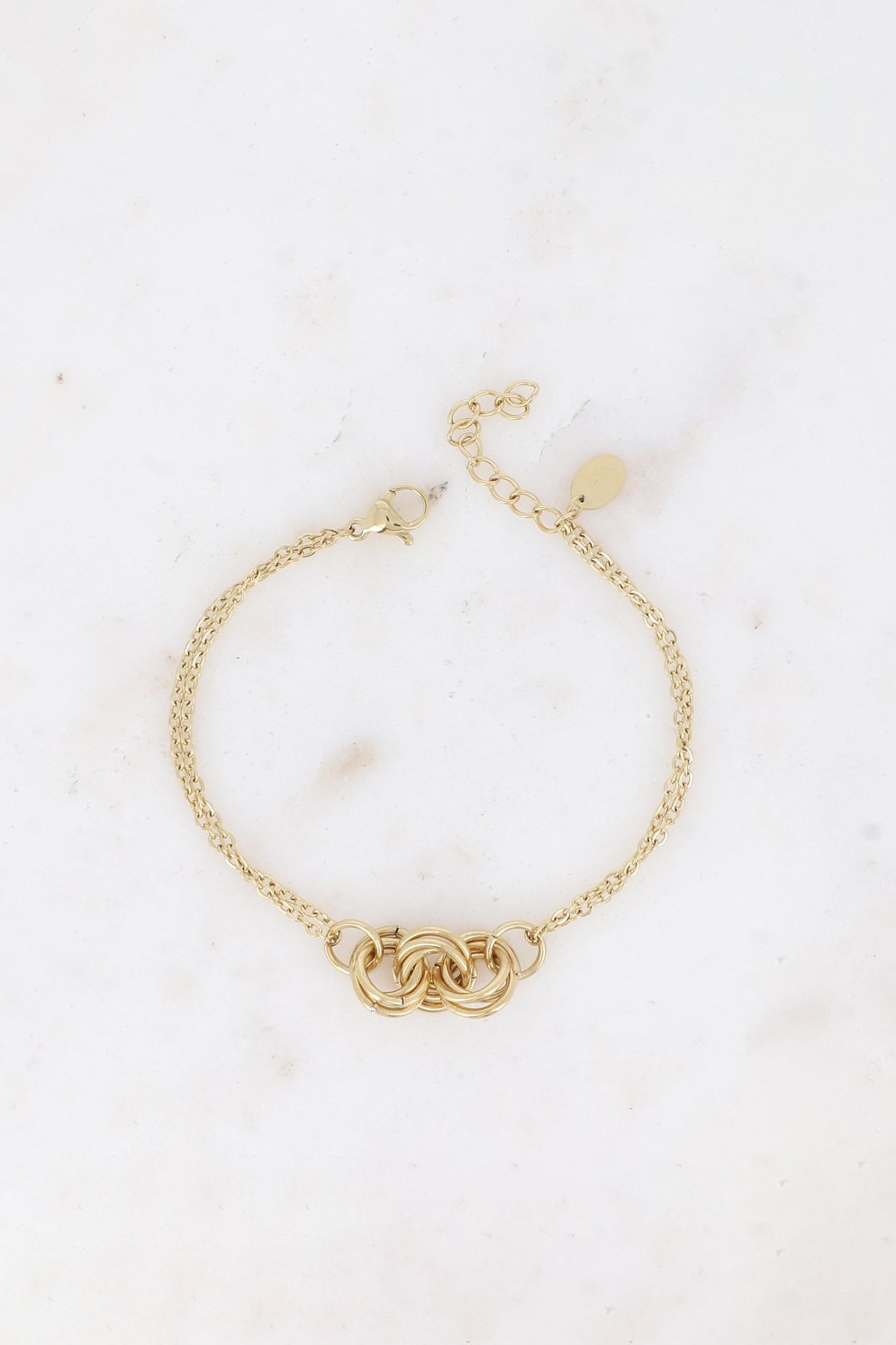 Grossiste Bohm - Bracelet Anéa - triple maille de 3 anneaux