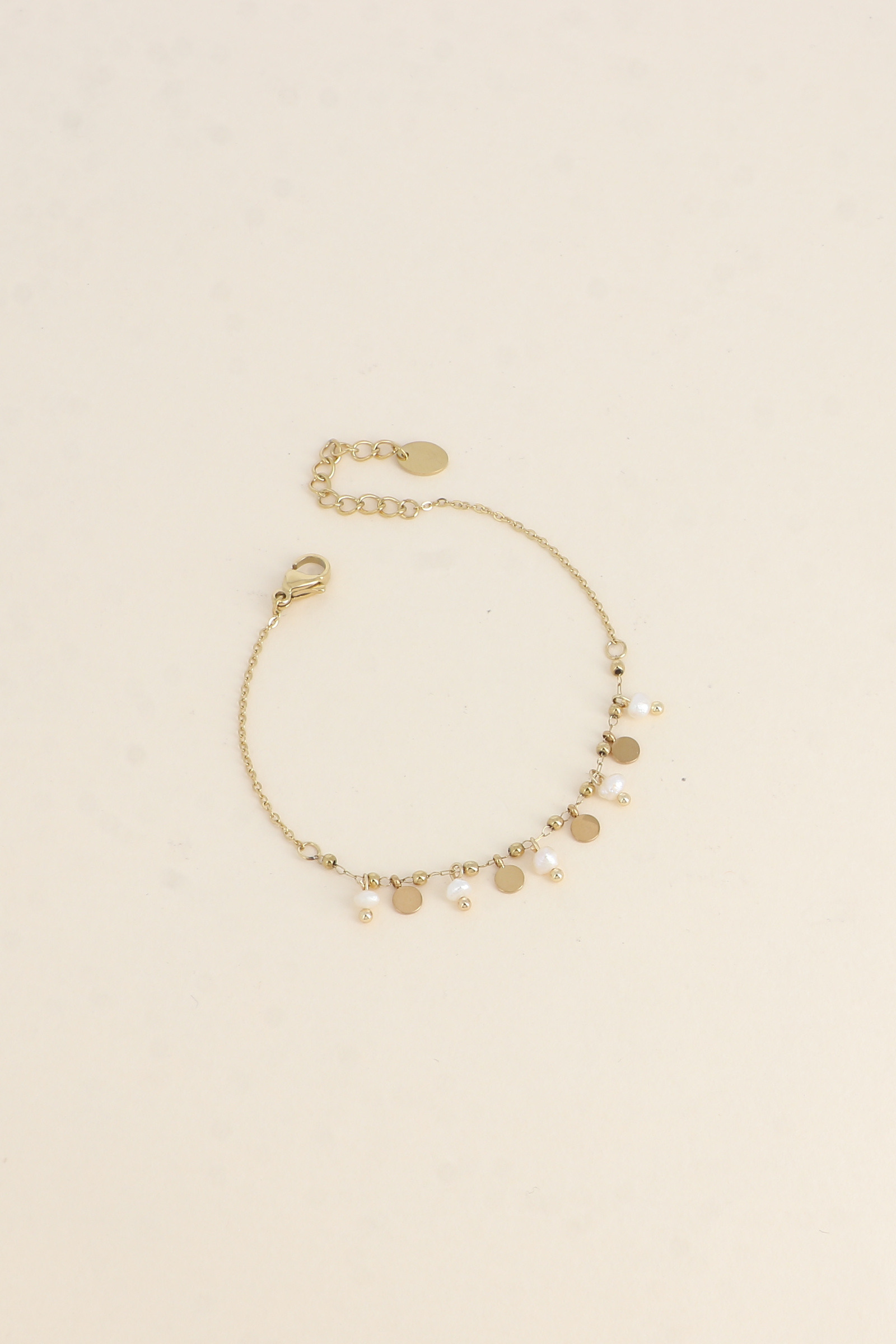 Grossiste Bohm - Bracelet - pampilles rondes et perles d'eau douce