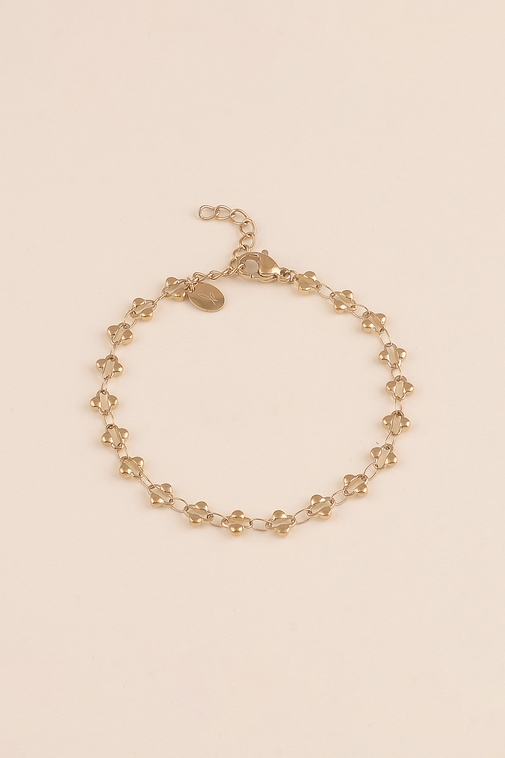Großhändler Bohm - Armband - Kleeblattglieder