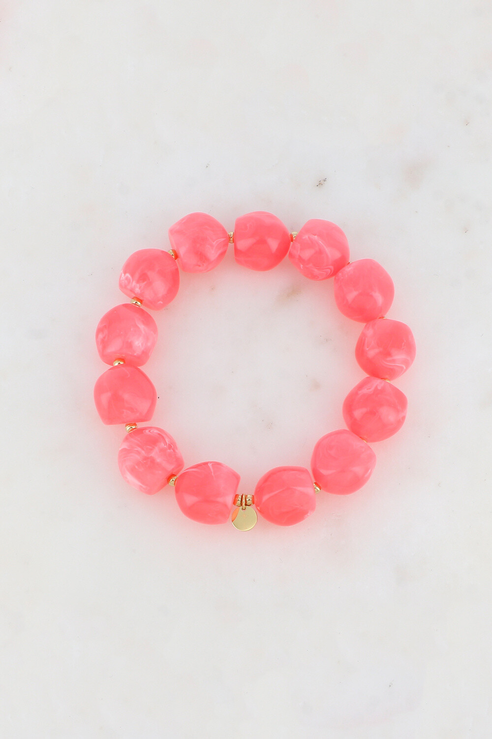 Mayorista Ikita Paris - Pulsera elástica con coloridas perlas de resina