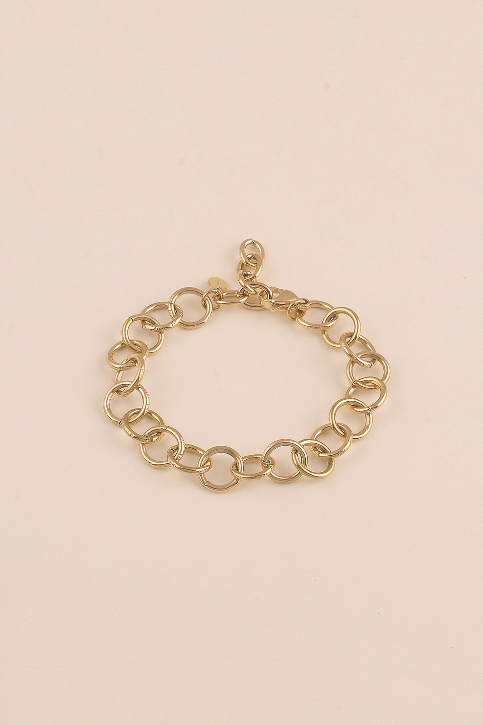 Grossiste Bohm - Bracelet - maillons ronds striés