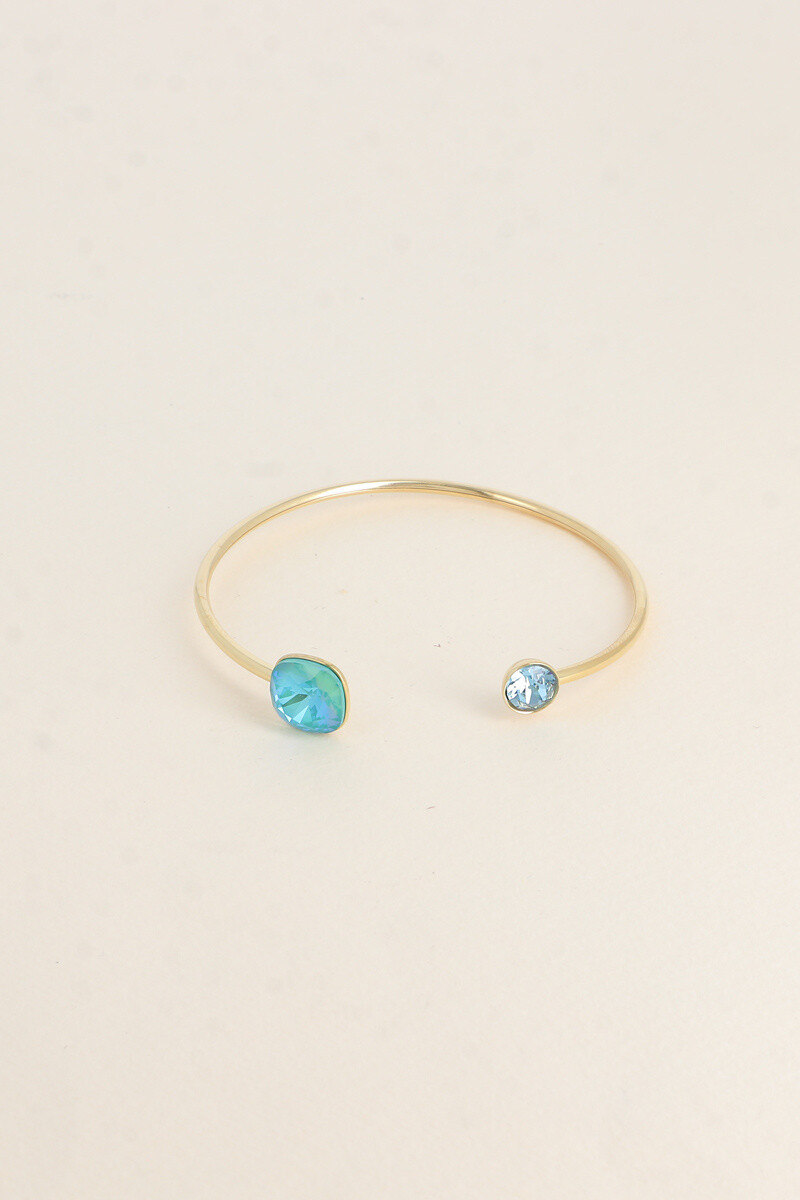 Großhändler Bohm - Golden Béa Jank - Dekoriert mit 10 mm und SS29 Swarovski® -Kristallen